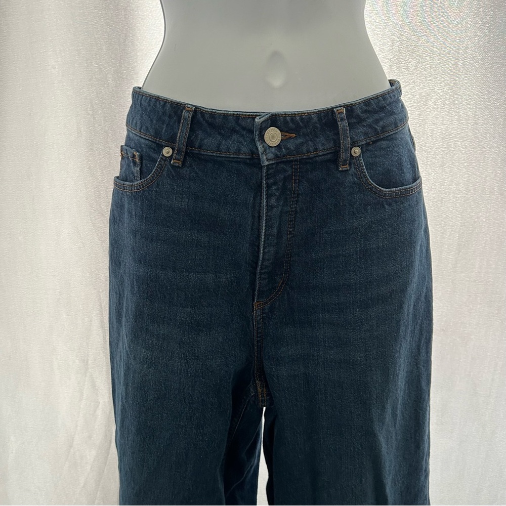 Loft Wide Leg Jeans — Size 8